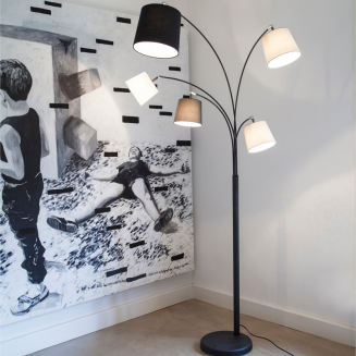 Lampa podłogowa By Rydens Foggy H200 cm - 2