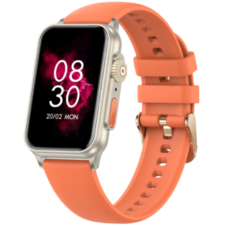 Smartwatch Damski RUBICON RNCF06 Tytan/Orange SMARUB221 - 2