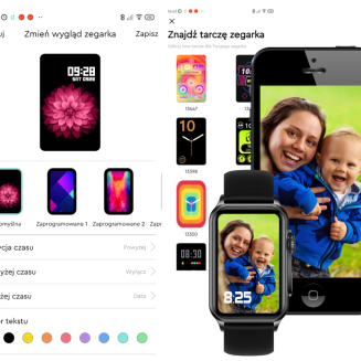 Smartwatch Damski RUBICON RNCF06 Tytan/Orange SMARUB221 - 5