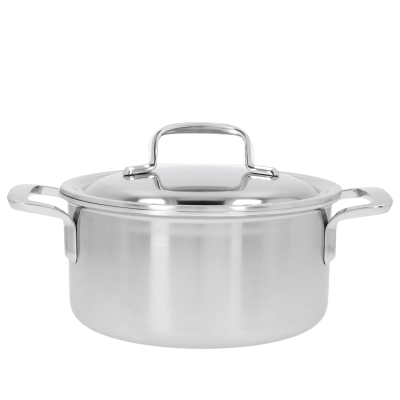 Garnek niski z pokrywką Demeyere 5 Plus 2.2 l | BESTSELLER