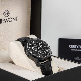Zegarek Męski Giewont Chronograph Sapphire Czarny GW6260-A3 - 8