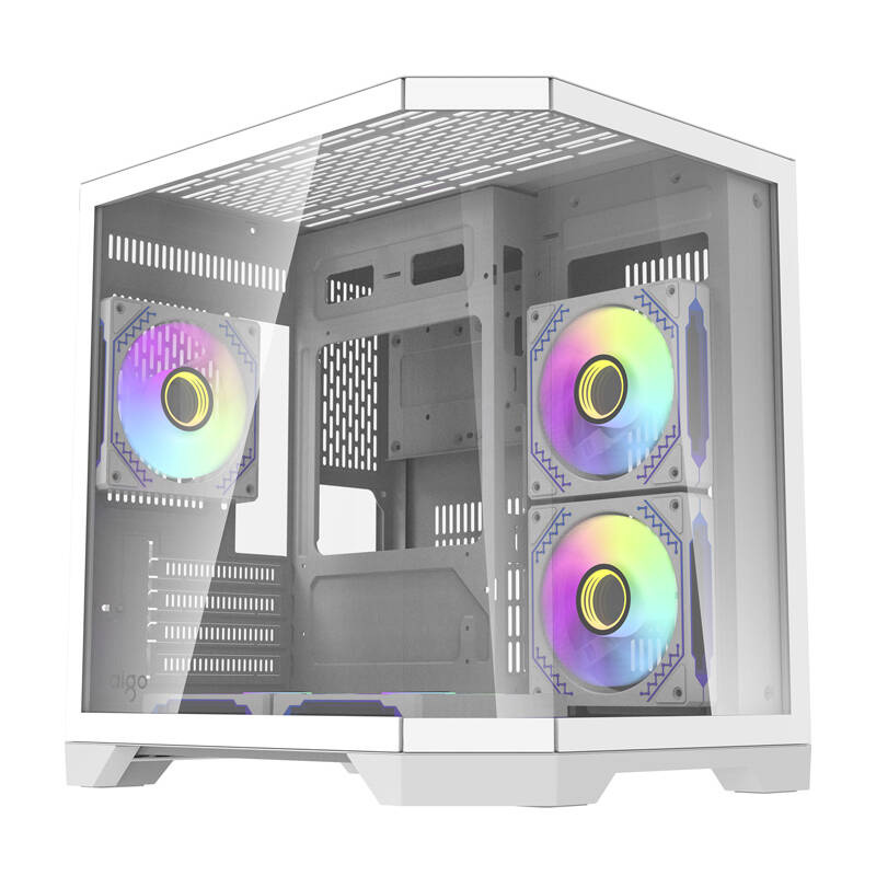  DARKFLASH FT350 computer case + 5 ARGB fans (white)