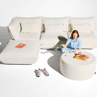  Fatboy Sumo Corner Sofa Boucle Creme - 6
