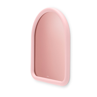 Lustro dekoracyjne Fatboy Mirage Dome Pastel Pink 60x74 cm - 2