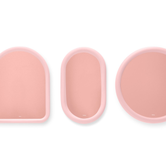 Lustro dekoracyjne Fatboy Mirage Dome Pastel Pink 60x74 cm - 5