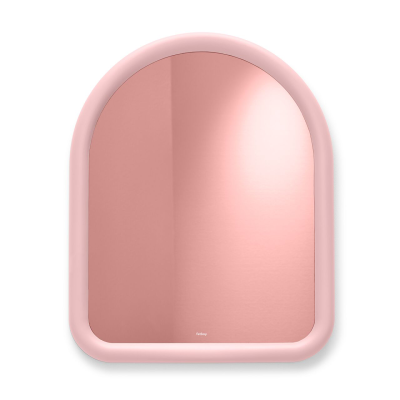 Lustro dekoracyjne Fatboy Mirage Dome Pastel Pink 60x74 cm