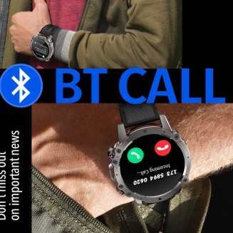 Smartwatch Męski Rubicon RNCF18-1 BLACK Bransoleta + Pasek - 6
