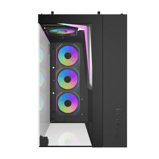  DARKFLASH TH285 computer case + 4 fans (black) - 4