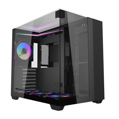  DARKFLASH TH285 computer case + 4 fans (black)