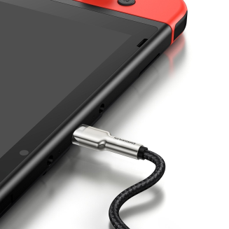 Kabel USB-C do USB-C Baseus Cafule, 100W, 1m (czarny) - 6