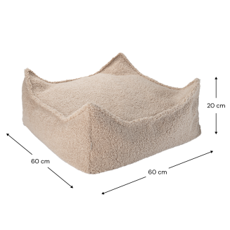 Pufa dziecięca Wigiwama Square Ottoman Biscuit - 3