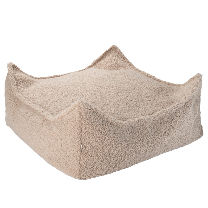  Wigiwama Square Ottoman Biscuit Children's Pouf