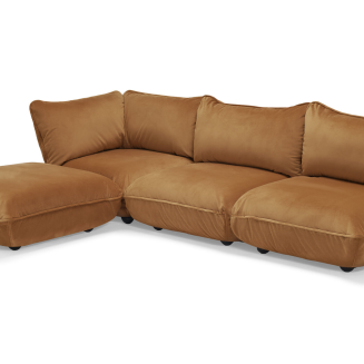 Sofa narożna Fatboy Sumo Corner Sofa Velvet Almond - 3