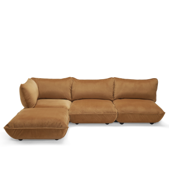 Sofa narożna Fatboy Sumo Corner Sofa Velvet Almond