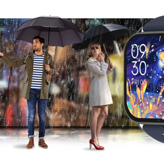 Smartwatch Gravity GT15-4 Niebieski Pasek Silikonowy + Tytanowa Bransoleta - 22