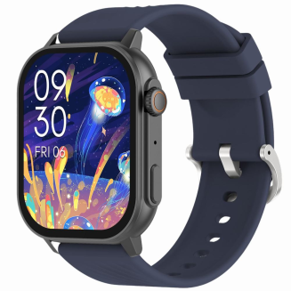 Smartwatch Gravity GT15-4 Niebieski Pasek Silikonowy + Tytanowa Bransoleta - 3