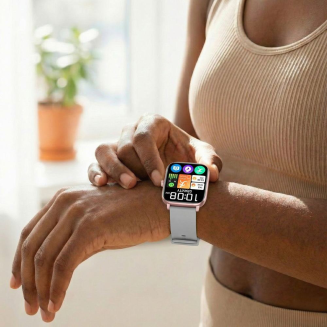 Smartwatch Gravity Różowe Złoto Szary GT36-2 - 2