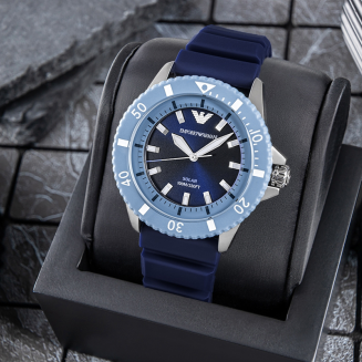 Zegarek Męski EMPORIO ARMANI World Explorer Solar AR11785 + BOX - 5