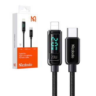 Kabel USB-C do Lightning Mcdodo CA-8810, 36W, 1.2m (czarny) - 4