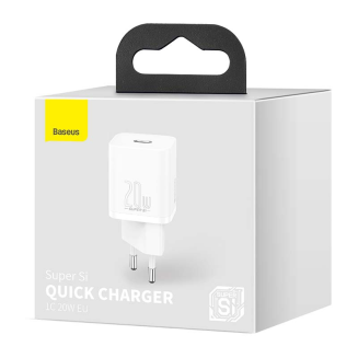 Ładowarka sieciowa BASEUS Super Si 20W (biała) - 8