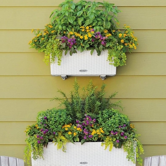  Lechuza Balconera Cottage 50 planter | 80 white - 9