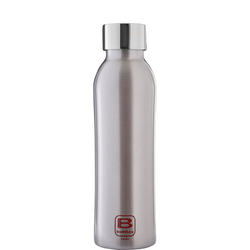 Butelka termiczna Casa Bugatti B BOTTLES Silver Brushed 500 ml