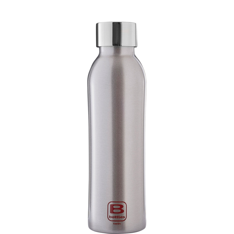 Butelka termiczna Casa Bugatti B BOTTLES Silver Brushed 500 ml