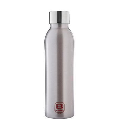 Butelka termiczna Casa Bugatti B BOTTLES Silver Brushed 500 ml