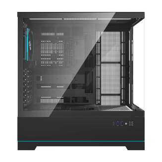Obudowa komputerowa DARKFLASH DY451 PRO + 1 wentylator (czarna) - 2