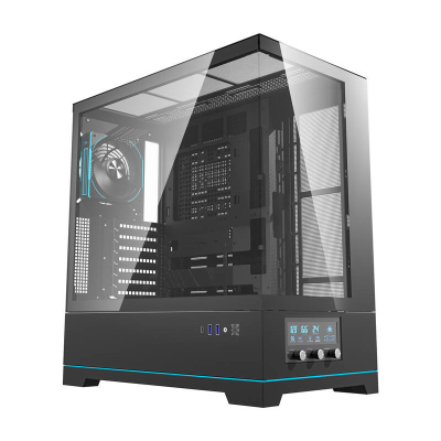 Obudowa komputerowa DARKFLASH DY451 PRO + 1 wentylator (czarna)