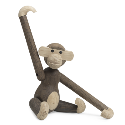 Figurka drewniana Kay Bojesen Małpka dąb small 