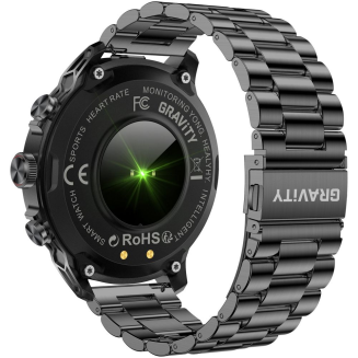 Smartwatch Gravity Czarny Pasek + Bransoleta GT41-2 - 10