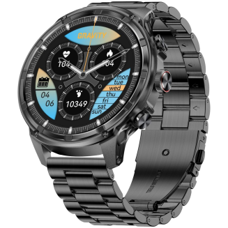 Smartwatch Gravity Czarny Pasek + Bransoleta GT41-2 - 4
