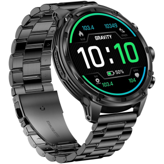Smartwatch Gravity Czarny Pasek + Bransoleta GT41-2 - 9