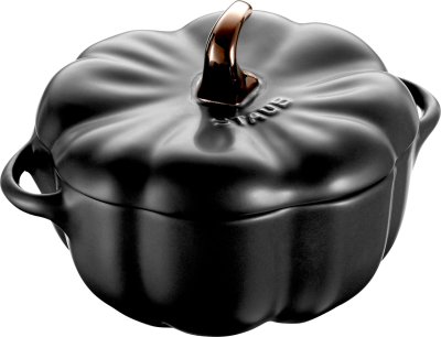  Mini Cocotte round pumpkin Staub - 500 ml, Black