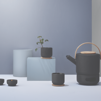  Stelton Theo Black jug warmer - 3