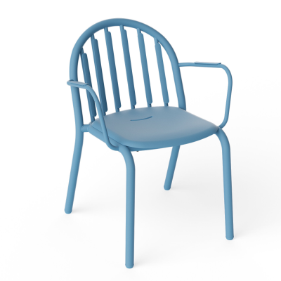 Fatboy Fred's Armchair Wave Blue Garden Chair with Armrests