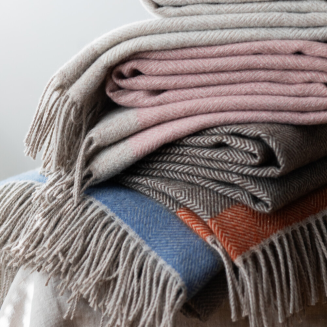 Koc Lapuan Kankurit RAUHA brown-rust 130x180 cm - 3