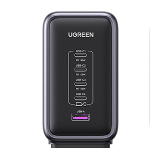 Ładowarka sieciowa UGREEN CD333 Nexode 300W + kabel USB-C (czarny) - 3