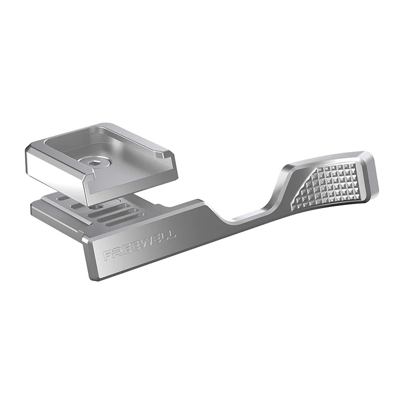  FREEWELL Fuji X100VI cold shoe thumb grip (silver)