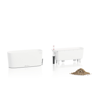 Donica Lechuza Delta 10 | 20 biały mat - 2
