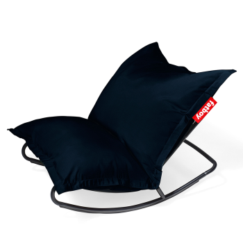 Pufa Fatboy The Original Outdoor Dark Ocean + Fotel bujany do puf Rock 'n Roll Black | PROMOCJA 15%