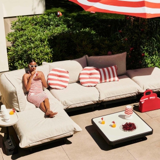 Fatboy Brick & Brick's Buddy light gray table - 10