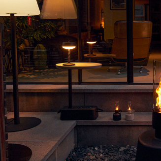 Fatboy Brick & Brick's Buddy light gray table - 13