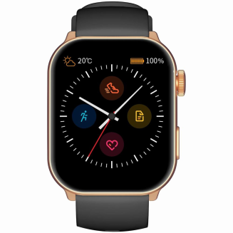 Smartwatch Damski GRAVITY GT28-5 Pasek + Bransoleta Różowe złoto Czarny - 5