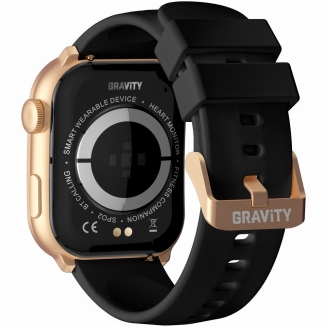 Smartwatch Damski GRAVITY GT28-5 Pasek + Bransoleta Różowe złoto Czarny - 9