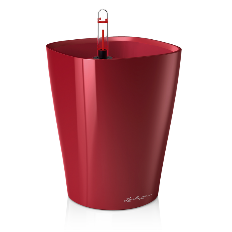  Lechuza Deltini planter, red gloss