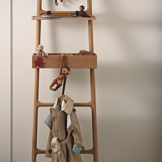 Figurka drewniana Kay Bojesen Małpka teak i dąb small - 6