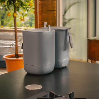 Kompostownik Urbalive Bokashi szary + mieszanka 600g - 12