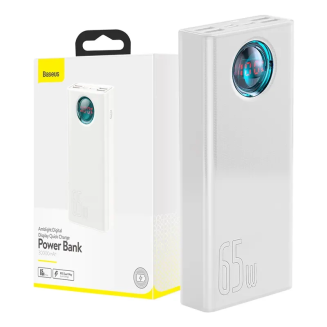 Powerbank Baseus Amblight 30000mAh, 4xUSB, USB-C, 65W (biały) - 7